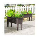 2 Pcs Raised Garden Beds With Detachable Legs And Drainage Hole