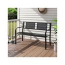 Bench Garden Bench With Diamond Backrest