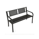 Bench Garden Bench With Diamond Backrest