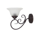 Gaston Traditional Frost Wall Light