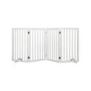 Wooden Pet Gate Dog Fence Safety White 800X 3Mm