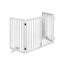 Wooden Pet Gate Dog Fence Safety White 800X 3Mm