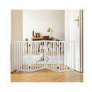 Wooden Pet Gate Dog Fence Safety White 800X 3Mm