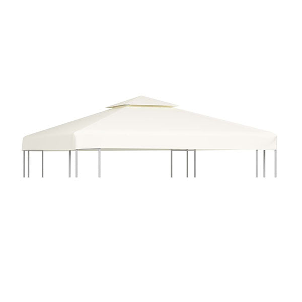 Waterproof Gazebo Cover Canopy 3 x 3 M - Cream White