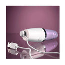 Playboy Pleasure Getaway White Purple Rechargeable Tapping Stimulator
