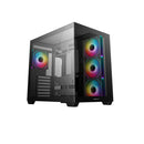 Deepcool Cg530 4F Atx Case Tempered Glass 4 Pre Instaled Fans
