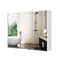 Frameless Bathroom Wall Mounted Mirror Cabinet With Doors And Shelves