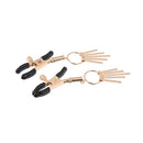 Sex And Mischief Verge Nipple Clamps Gold Nipple Clamps Set Of 2
