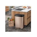 50L Step Trash Can With Soft Close Lid And Deodorizer Compartment