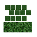 12 Pieces 51 X 51Cm Artificial Grass Wall Panels Green Moss Panels