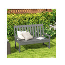 Outdoor All Weather  Patio Bench With High Backrest For 2 Person