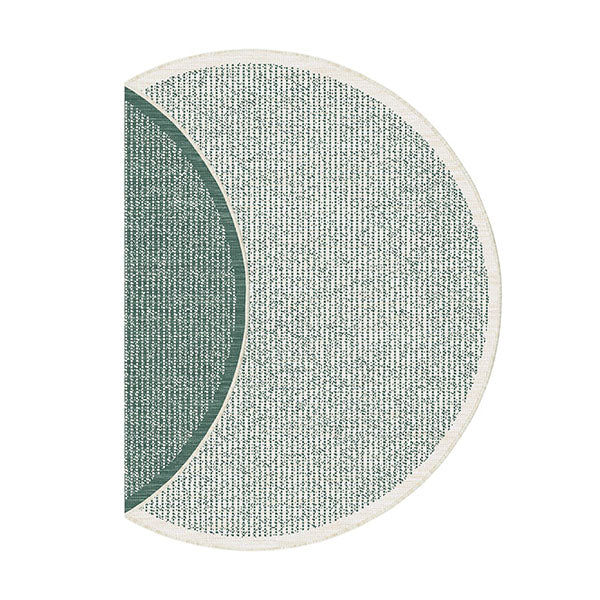 Abigail Round Green Rug