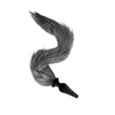 Whipsmart Furry Tales Foxtail Play Set Grey Butt Plug And Furry Ears