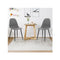 Dining Chairs Set Of 2 With Black Metal Legs