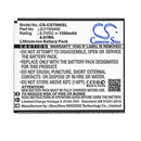 Cameron Sino Cs Cgt990Sl 1300Mah Battery For Cubot Gt99 Mobile