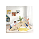 Climbing Triangle Ladder Toy Jungle Gym With Ramp