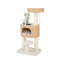 Cat Tree With Hanging Basket And Ladder For Indoor Cats