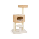 Cat Tree With Hanging Basket And Ladder For Indoor Cats