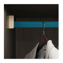 B Series Wardrobe Hanging Rod 3000Mm Rod Teal Finish