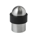 Door Stopper Floor Mounted Solid Stainless Steel Round Top 2 Pack