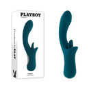 Playboy Pleasure Harmony Blue Vibrator With Clitoral Flicker