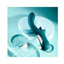 Playboy Pleasure Harmony Blue Vibrator With Clitoral Flicker