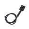 Black Square Handheld Shower Head Sprayer With Pvc Water Hose