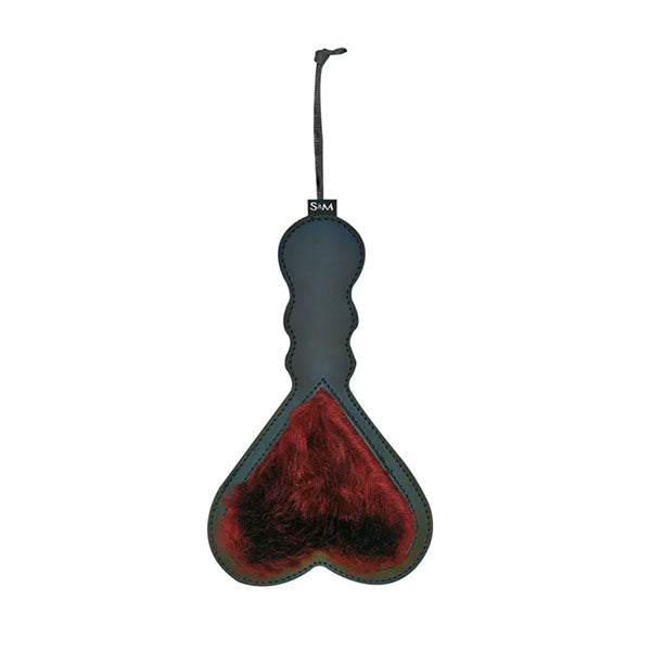 Sex And Mischief Enchanted Heart Paddle Red Black Paddle