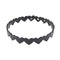 Sex And Mischief Heart Day Collar Black Collar