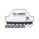 Sex And Mischief Heart Day Collar Black Collar