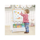 Height Adjustable Kids Art Easel With Stool And Magnetic Whiteboard