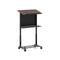 Height Adjustable Rolling Podium Stand