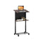 Height Adjustable Rolling Podium Stand