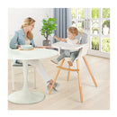 3 In 1 Wooden Convertible Baby High Chair With Removable Tray