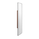 B Series Slide Out Hide Away Revolving Mirror Natural Finish