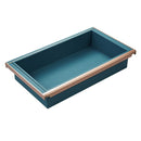 B Series Pull Out Wardrobe Basket Fits 900Mm Cabinet Teal Finish