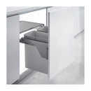 Optum 56L Twin Slide Out Waste Bin With Soft Close 600Mm Side Mounted