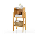 Modern Natural Bamboo Organizer Shelf For Home Office