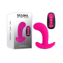 Selopa Hooking Up Pink Rechargeable Vibrator With Wireless Remote