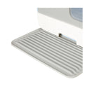 Fully Enclosed Cat Litter Box Mat Blue