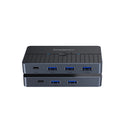 Simplecom Km320 2 Way Superspeed Usb Switch 4 Port Hub