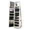 Full Length Mirrored Jewellery Cabinet Rotates 360 Degree