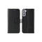 For Samsung Galaxy S22 Plus Case Genuine Leather Wallet Cover Black