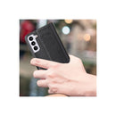 For Samsung Galaxy S22 Plus Case Genuine Leather Wallet Cover Black
