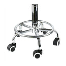 Swivel Salon Barstool Hairdressing White