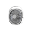 3 Speed Usb 20Cm Desktop Fan Quiet Portable Rechargeable Cooler