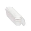 Kitchee 10X Plastic Buckets Lids Empty Food Grade Tub Handle White