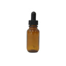 20X Amber Glass Bottles Empty Round Spray Dropper