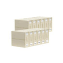 Kitchee Foldable Bed Sheet Storage Boxes Linen Blanket Organiser Beige