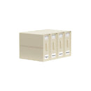 Kitchee Foldable Bed Sheet Storage Boxes Linen Blanket Organiser Beige